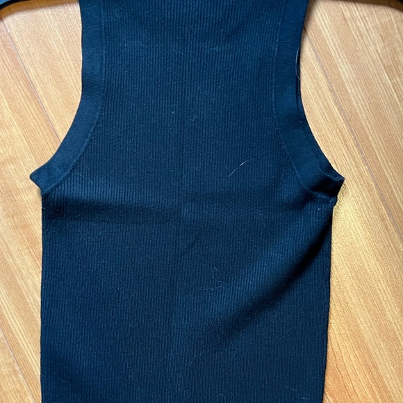 Dynamite Black Ribbed Tank Top - Picture 2 of 4